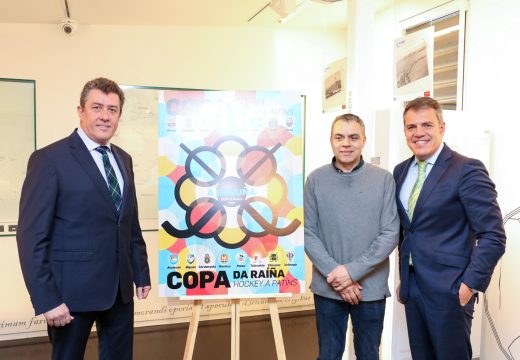 Antón Lezcano concentra a esencia circular do hóckey para o cartel da Copa do Rei e da Raíña